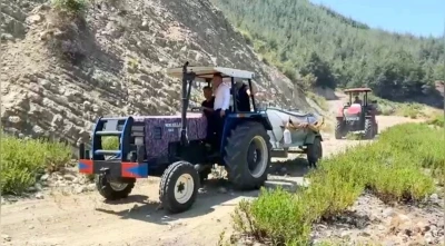 Karacaören Gölet’ine balıklar ve yangınlar için su takviyesi yapıldı
