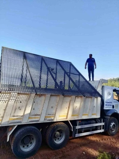 Karacasu Belediyesi toprak eleme sistemi yenilendi, esnafa kolaylık sağlandı
