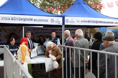 Karacasu’da Ata tohumları vatandaşlarla buluşturuldu
