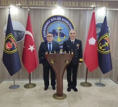Karadeniz Bölge Komutanı Korkut, Rektör Özölçer’i makamında kabul etti
