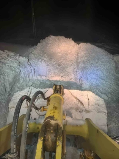 Karako&ccedil;an il&ccedil;esine kar kalınlığı bir metreyi ge&ccedil;ti
