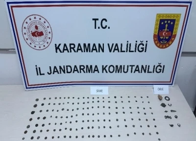 Karaman’da 148 adet tarihi sikke ele geçirildi: 10 tutuklama
