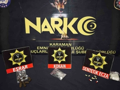 Karaman’da asayiş uygulamaları: 16 tutuklama
