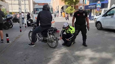 Karaman’da motosiklet denetimlerinde 159 sürücüye ceza kesildi
