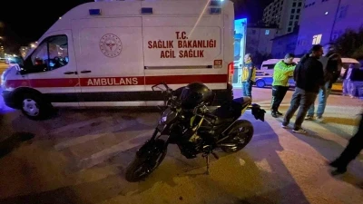Karaman&rsquo;da motosiklet kazası: 2 yaralı
