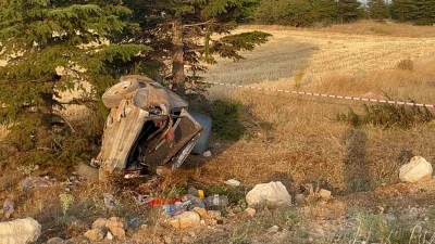 Karaman&rsquo;da otomobil şarampole takla attı: 1 yaralı
