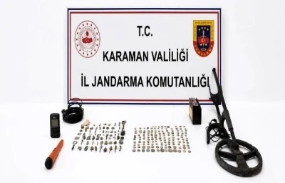 Karaman&rsquo;da tarihi eser ele ge&ccedil;irildi: 12 tutuklama
