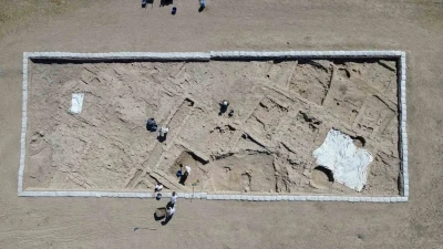 Karaman’da yaklaşık 10 bin yıllık sokak bulundu
