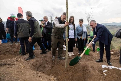 Karamürsel’de yanan bölge 3 bin fidanla yeniden yeşerecek
