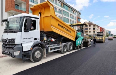 Karatay&rsquo;da yeni sezonun ulaşım yatırımları s&uuml;r&uuml;yor
