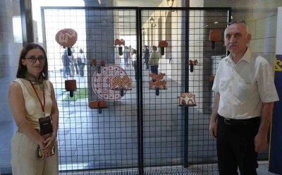 Karaz’ın Koçları seramik baskıda buluştu
