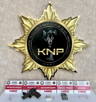 Kars&rsquo;ta aparta uyuşturucu operasyonu
