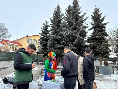 Kars&rsquo;ta bağımlılıkla m&uuml;cadele standı a&ccedil;ıldı
