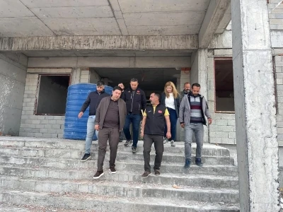 Kars&rsquo;ta eğitim yatırımları y&uuml;kseliyor: GAMP Lisesi ve Tarım Lisesi inşaatlarında inceleme

