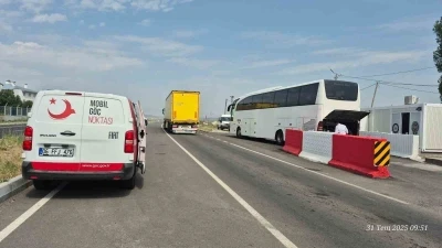Kars’ta Göç İdaresi Müdürlüğü’nden yol uygulaması
