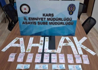 Kars’ta polisten asayiş uygulaması
