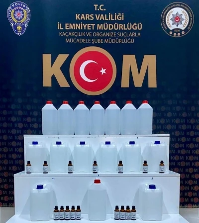 Kars’ta sahte içki operasyonu
