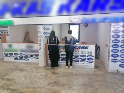 Kars&rsquo;ta şehirlerarası otob&uuml;s firmalarına sıkı denetim
