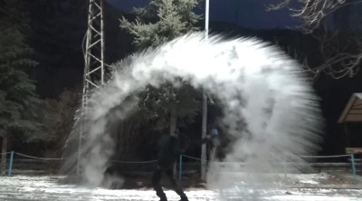 Kars’ta Sibirya soğukları etkisini sürdürüyor
