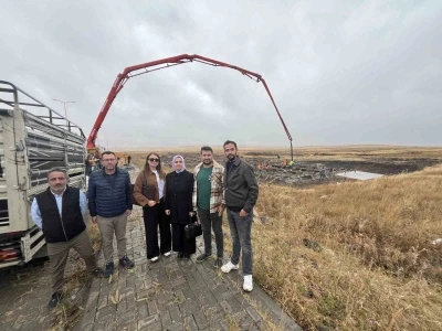 Kars TDİ Besi ve Süt OSB’de TKDK Destekli 100 başlık besi işletmesinin temelleri atıldı
