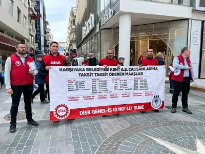 Karşıyaka&rsquo;da 400 bin TL alacağa 750 TL gıda kartı
