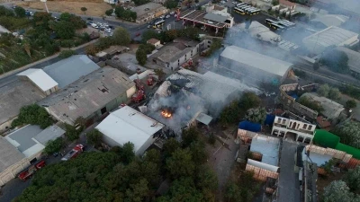 Kartal’da film platosunda yangın
