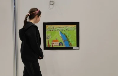 Kartepe&rsquo;de &ouml;ğrencilerin 23 Nisan temalı eserleri sergileniyor
