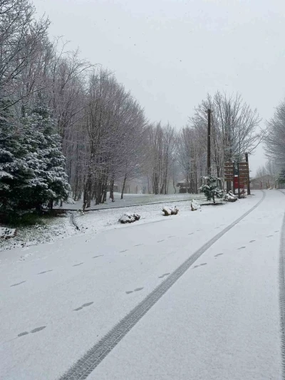Kartepe’ye lapa lapa kar yağıyor
