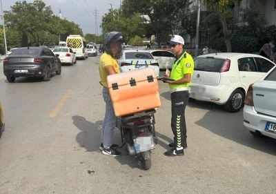 Kask ve kaldırım denetiminde 1,7 milyon lira ceza
