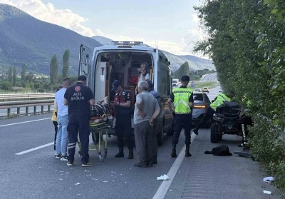 Kastamonu&rsquo;da ATV kazası: 1 yaralı
