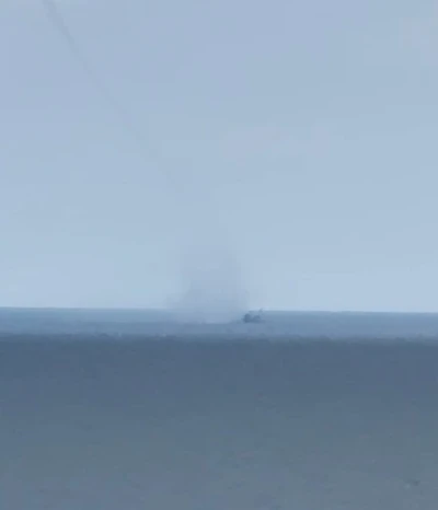 Kastamonu’da denizde çıkan hortum kamerada
