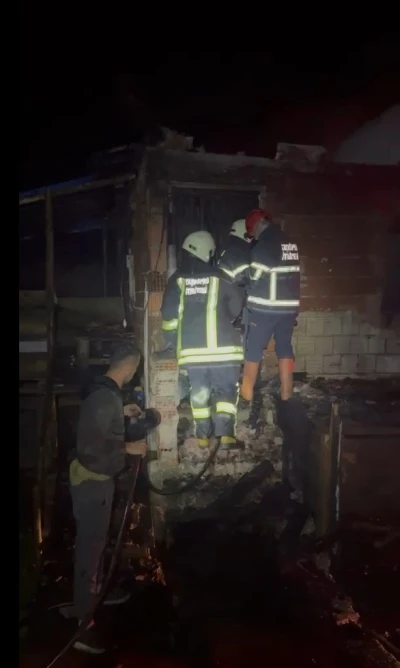 Kastamonu&rsquo;da ev yangını
