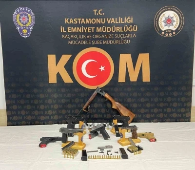 Kastamonu&rsquo;da ka&ccedil;ak silah operasyonu: 1 tutuklama
