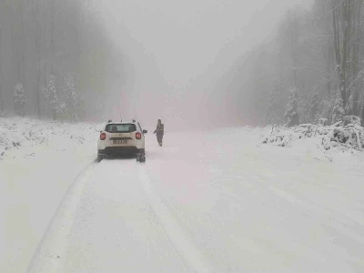 Kastamonu’da kar yağışı etkili oldu
