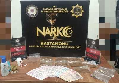 Kastamonu&rsquo;da uyuşturucuyla yakalanan şahıs tutuklandı
