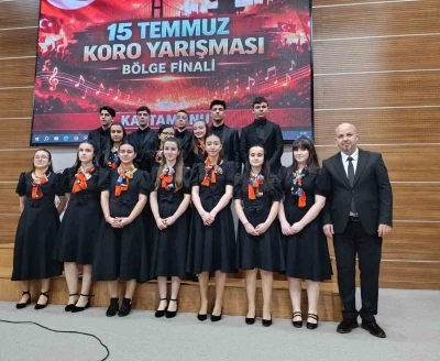 Kastamonulu &ouml;ğrenciler koro yarışmasının b&ouml;lge finalinde 1&rsquo;inci oldu
