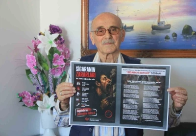 Kayık&ccedil;ı&rsquo;dan sigaraya karşı "mısra mısra" savaş: "Sigarayı Boykot Destanı"
