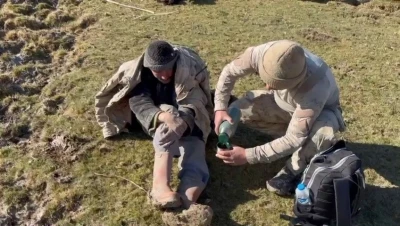 Kayıp çoban hastaneye sevk edildi
