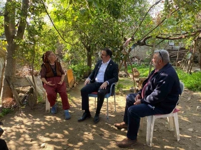 Kaymakam Ateş, vatandaşların evlerine misafir oldu
