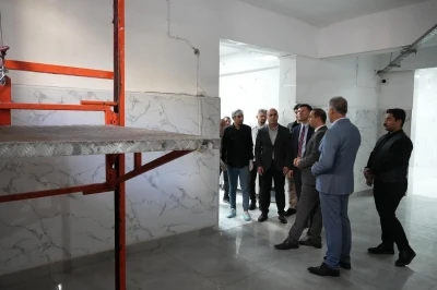 Kaymakam Baycar, öğretmenevi ve Akşam Sanat Okulundaki çalışmaları inceledi
