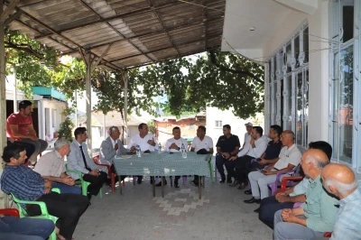 Kaymakam Bayram gazileri ziyaret etti
