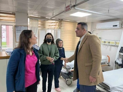 Kaymakam Dalak bayramda g&ouml;rev başındaki kamu personelini unutmadı
