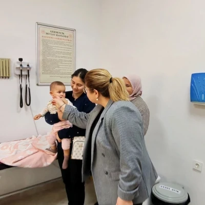 Kaymakam Doğru Germencik Devlet Hastanesi&rsquo;ndeki &ccedil;alışmaları değerlendirdi
