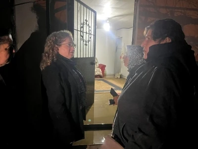 Kaymakam Doğru yağış sonrası vatandaşların yanında
