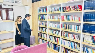 Kaymakam Evlice, Havran Millet Kütüphanesi’ni ziyaret etti
