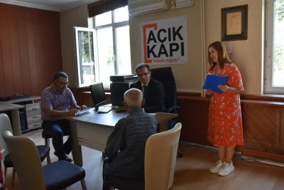 Kaymakam Güldoğan ’Açık Kapı’da vatandaşlarla buluştu
