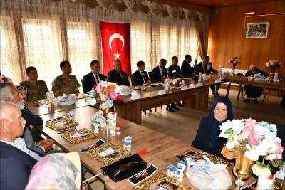 Kaymakam Gülnar, gazileri unutmadı
