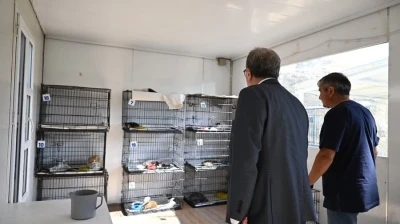 Kaymakam Helvacı&rsquo;dan hayvan bakımevinde yerinde inceleme
