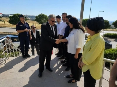 Kaymakam Helvacı, OSB b&ouml;lgesinde incelemede bulundu
