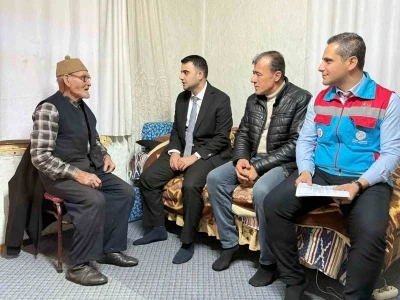 Kaymakam Kılıç vatandaşların kapısını tek tek çaldı
